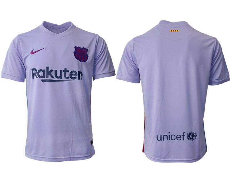 FC Barcelona Herren Auswärts Trikot 2021/22 Fußballtrikot lila/gelb