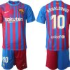 FC Barcelona Stadium Heimtrikot 2021/22 Herren Fußballtrikots mit Aufdruck Ronaldinho 10-1