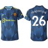 Manchester United 2022 Herren Trikot blau mit Aufdruck Henderson 26