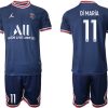 Paris Saint Germain Heimtrikot 2021/22 dunkelblau/weiß mit Aufdruck Di María 11-1