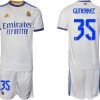 Real Madrid Heimtrikot 2022 weiß blau mit Aufdruck Gutierrez 35-1