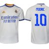 Real Madrid Heimtrikot 2022 weiß blau mit Aufdruck Modric 10