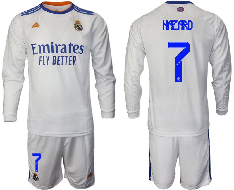 real-madrid-heimtrikot-2022-weiss-langarm-trikotsatz-mit-aufdruck-hazard-7