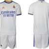 Real Madrid Herren Heimtrikot 2022 weiß blau ein Trikot für Fans zum Feiern-2