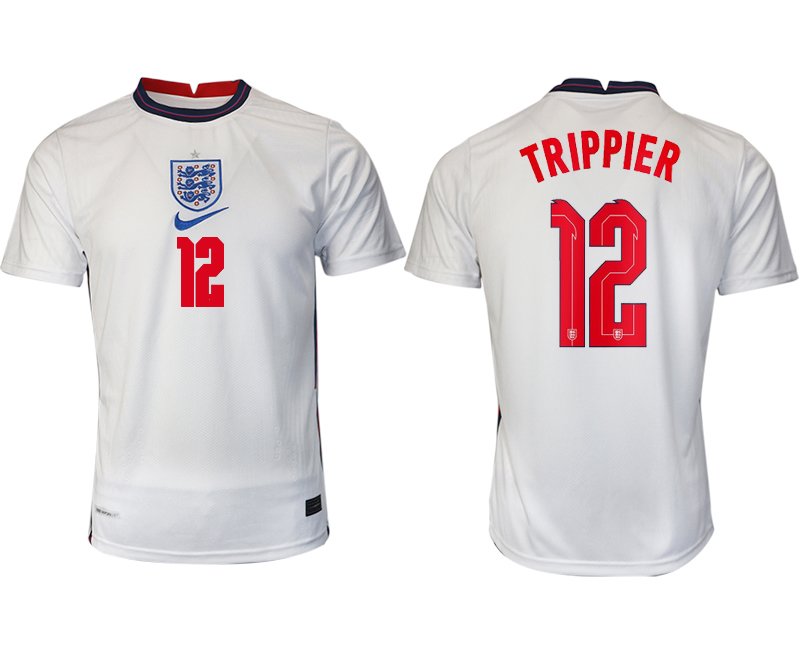 England Heimtrikot EM 2022 weiß/blau mit Aufdruck Trippier 12