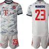 FC Bayern München 3rd Herren Trikot 21/22 Ausweichtrikot weiß mit Aufdruck Nianzou 23-1