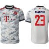 FC Bayern München 3rd Herren Trikot 21/22 Ausweichtrikot weiß mit Aufdruck Nianzou 23