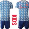 Fussballtrikot Manchester United Auswärts Trikot 2022 Kinder Weiss