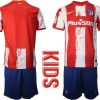 Heimtrikot Atlético de Madrid Home Fußballtrikot rot 2021/2022 für Kinder