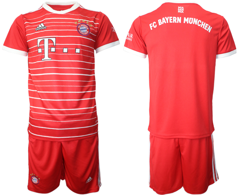 Herren Trikot FC Bayern München 2022/23 Heimtrikot rot