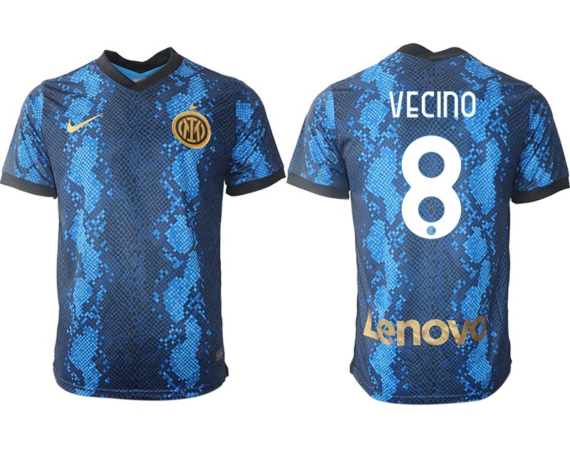 Inter Milan Matías Vecino #8 Herren Heimtrikot 2022 Home Fußballtrikots Kurzarm