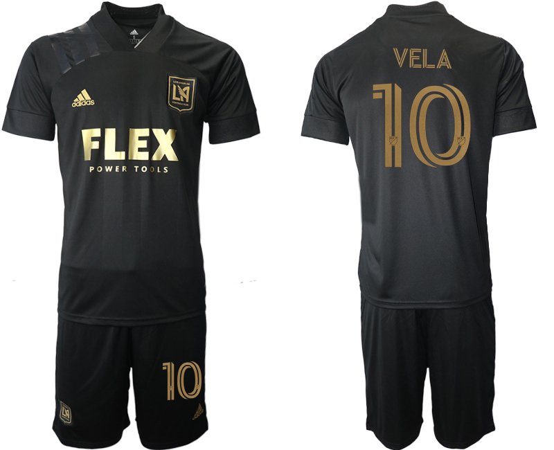 Los Angeles FC 2021 LAFC Black Gold Primary Replica Player Jersey Carlos Vela 10