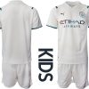 Manchester City Auswärtstrikot Replica 2022 für Kinder