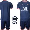 Paris Saint Germain Stadium Heimtrikot Kinder 2021/22 – blau