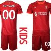 Personalisierbar Heimtrikot Kinder FC Liverpool Trikot Home 2021/22 in rot-1