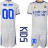 Personalisierbar Kinder Heimtrikot Real Madrid Home Trikot weiß blau 2021/22-1