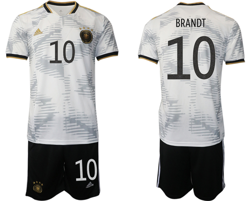 Neue DFB Deutschlands WM-Trikot 2022 football shirt mit Aufdruck Brandt 10