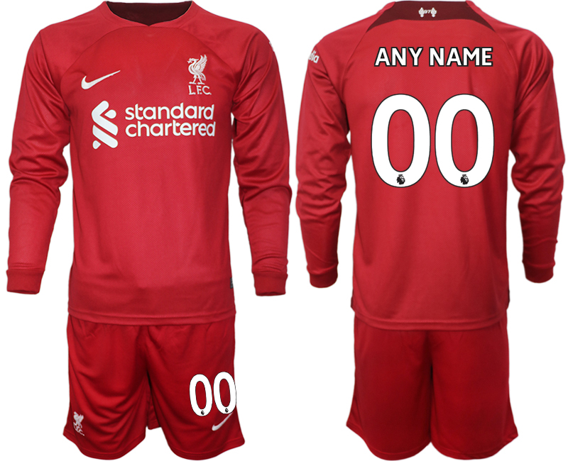 FC Liverpool 2022-23 Heimtrikot rot Trikotsatz Anpassbare Name und Nummer