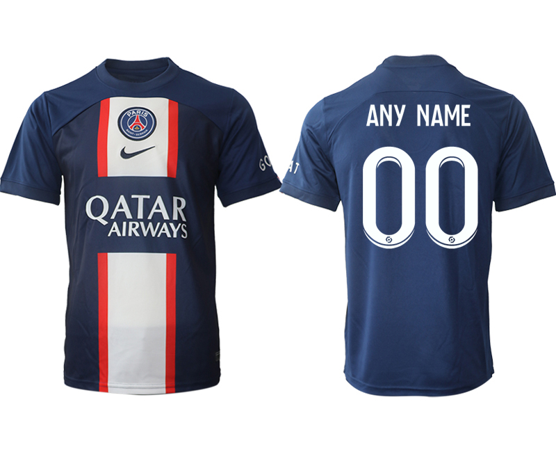 Herren Paris Saint Germain PSG Heimtrikot für die Saison 22-23 Anpassbare Name und Nummer