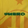 Vintage Signed Brasilien Fußball Heimtrikot 1991-1993 Umbro Cafu Brasil Herren mit Aufdruck ROMÁRIO 11-5