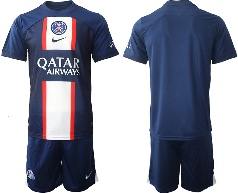 Offizielle Trikots Paris Saint Germain PSG 2022-23 Heimtrikot für Herren Kurzarm + Kurze Hosen