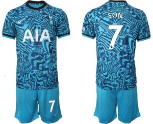 SON #7 Herren Fußballtrikot Tottenham Hotspur 2022-23 Stadium Ausweichtrikot