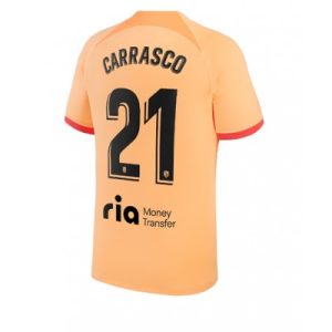 Fussballtrikots Günstig Atlético Madrid 2022-23 Drittes Trikot Kurzarm Yannick Carrasco 21