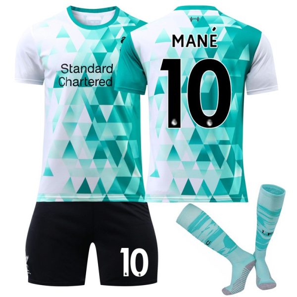 Herren Liverpool 2023-24 Auswärtstrikot Fußball Trikot Outlet MANÉ 10