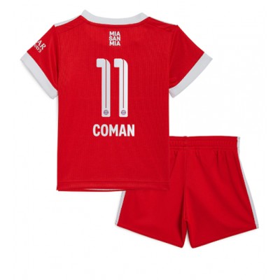 Kinderheim Trikot Bayern München 2022-23 Kurzarm Trikotsatz Kingsley Coman 11