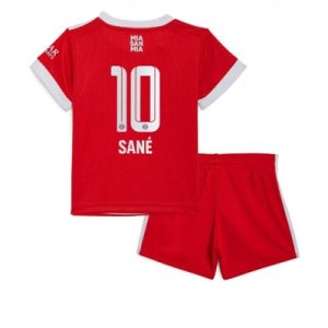 Kinderheim Trikot Bayern München 2022-23 Kurzarm Trikotsatz Leroy Sane 10