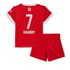 Kinderheim Trikot Bayern München 2022-23 Kurzarm Trikotsatz Serge Gnabry 7