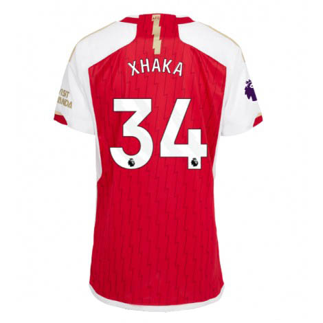 Damen Fußball Trikot Arsenal Heimtrikot 2023-24 Kurzarm Granit Xhaka 34