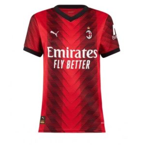 Frauen AC Milan Heimtrikot 2023-24 Kurzarm Personalisierbar Online