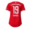 Frauen Fußballtrikots FC Bayern Munich Heimtrikot 2022-23 rot Kurzarm Alphonso Davies 19