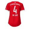 Frauen Fußballtrikots FC Bayern Munich Heimtrikot 2022-23 rot Kurzarm Matthijs de Ligt 4