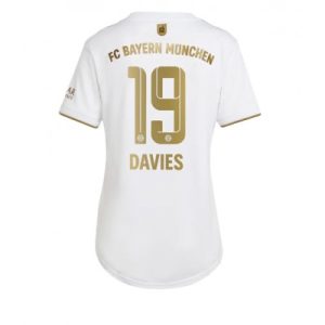 Fußballtrikot für Frauen FC Bayern Munich Auswärtstrikot 2022-23 Kurzarm Alphonso Davies 19