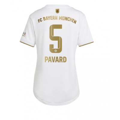 Fußballtrikot für Frauen FC Bayern Munich Auswärtstrikot 2022-23 Kurzarm Benjamin Pavard 5