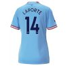 Fussballtrikots für Damen Manchester City Heimtrikot 2022-23 Kurzarm Aymeric Laporte 14