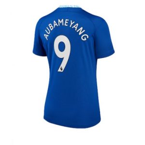 Fussballtrikots Günstig Frauen Chelsea Heimtrikot 2022-23 Kurzarm Aubameyang 9