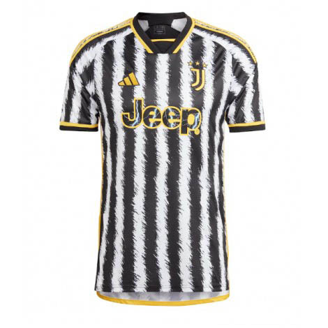 Günstig Fussballtrikots Juventus 2023-24 Heimtrikot Kurzarm für Herren