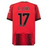 Günstig Herren Fußballtrikots AC Milan Heimtrikot 2023-24 Kurzarm Rafael Leao 17