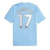 Herren Fußballtrikot Manchester City 2023-24 Heimtrikot Kurzarm Kevin De Bruyne 17