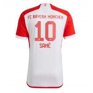 Herren Heimtrikot Bayern München 2023-24 Trikot Kurzarm Leroy Sane 10