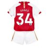 Kinder Heimtrikot Arsenal 2023-24 Fußballtrikots Trikotsatz Kit Granit Xhaka 34