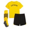 Kinder Heimtrikot Borussia Dortmund 2023-24 Fußballtrikots Trikotsatz-1