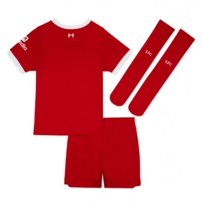 Kinder Liverpool Heimtrikot 2023/24 Trikotsatz Kit rot Fußballtrikot-1