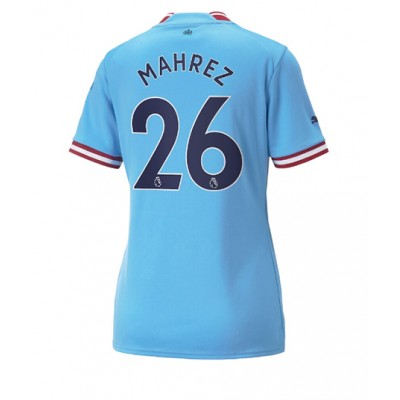 Neuen Damen Trikots Manchester City Heimtrikot 2022-23 Kurzarm Riyad Mahrez 26