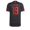 Günstig Fußballtrikots Bayern Munich 3rd trikot 2022-23 Kurzarm Alphonso Davies 19