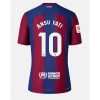 Herren FC Barcelona Heimtrikot 2023-24 Kurzarm Fußballtrikots mit Aufdruck Ansu Fati 10