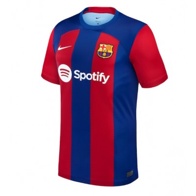 Herren FC Barcelona Heimtrikot 2023-24 Kurzarm Fußballtrikots